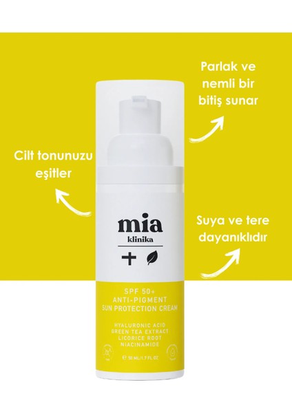 Leke Karşıtı Anti-Pigment Yüz Güneş Kremi modelleri