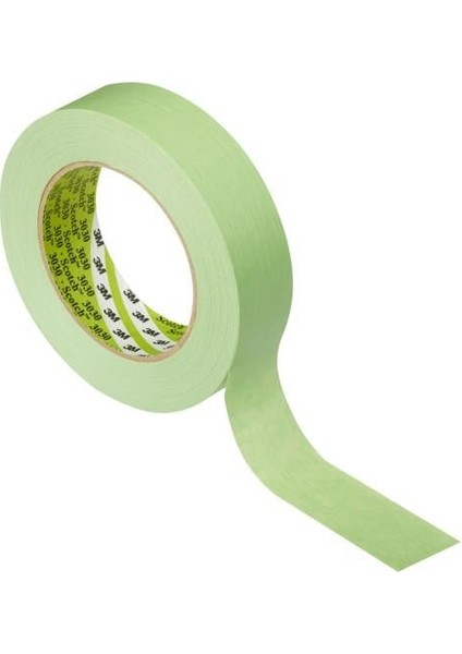 Scotch 3030 Premium Otomotiv Maskeleme Bandı 50977, Yeşil (18 mm x 50M)
