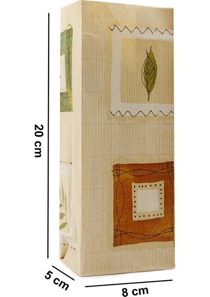 Desenli Kese Kağıdı 8X20X5 cm 10 Adet Model:6