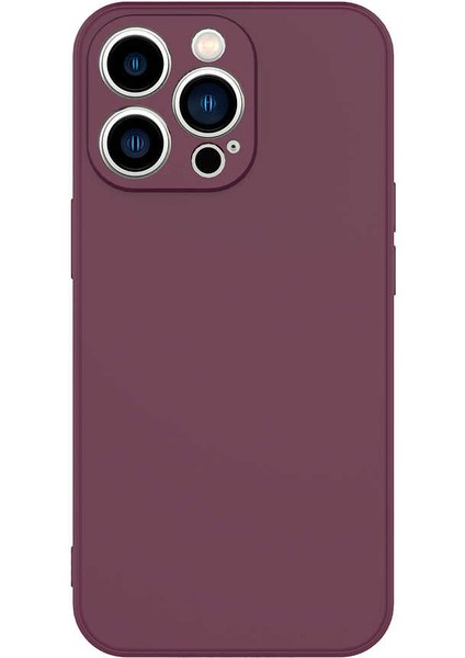 Apple iPhone 13 Pro Max - Uyumlu Mara Lansman Kapak-Koyu Mor