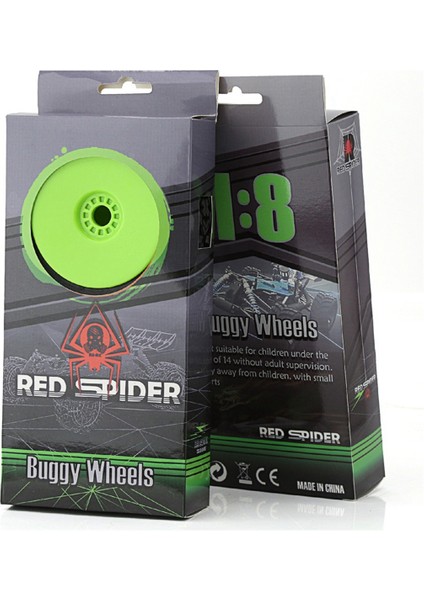Adet 1/8 Rc Lastik Kauçuk 120MM 112MM Lastik 17MM Hub Hex 1/8 Rc Araba Için Yol Off-Road, Siyah (Yurt Dışından)
