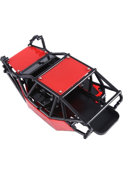 1/10 Rc Paletli Araba Eksenel SCX10 Iı 90046 UTB10 Capra, Kırmızı Için Kaya Gövde Şasi Kiti (Yurt Dışından)