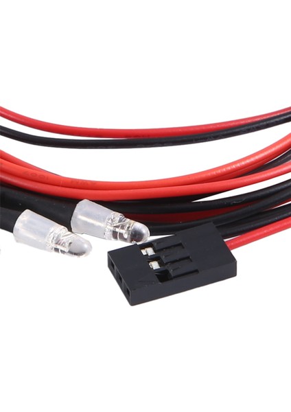 6 Rc LED Işık Kiti Için 1/10 Rc Araba Kamyon Paletli Rc Modeli Drift Araba Far Arka Lambası, 5mm ve 3mm, Beyaz Kırmızı Mavi (Yurt Dışından) fırsatları