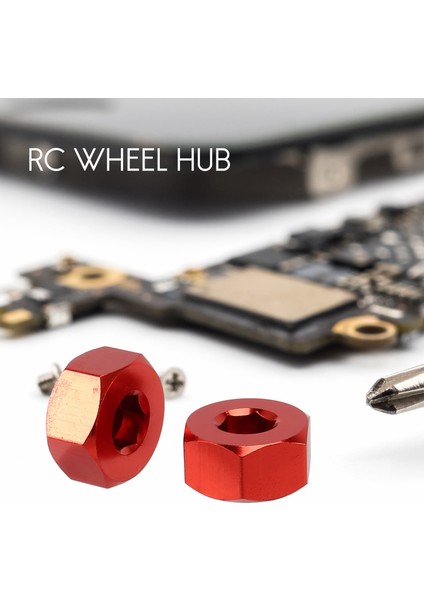 Alüminyum Rc Araba 12MM Altıgen Tekerlek Hub Sürücü Adaptörü Uzatma Birleştirici Çoğaltıcı 1/10 Rc Araba C14 C24 B14 B24 B16 B36 Kırmızı (Yurt Dışından) fiyatları