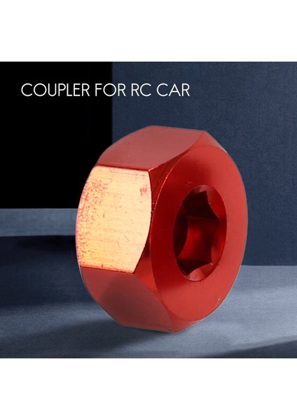 Alüminyum Rc Araba 12MM Altıgen Tekerlek Hub Sürücü Adaptörü Uzatma Birleştirici Çoğaltıcı 1/10 Rc Araba C14 C24 B14 B24 B16 B36 Kırmızı (Yurt Dışından) fırsatları