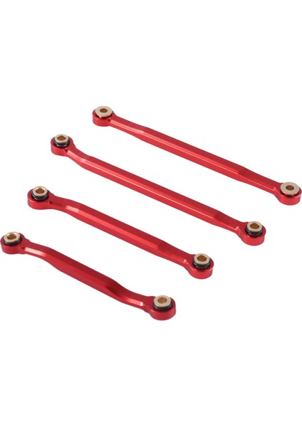 8 Adet Metal Yüksek Boşluk Süspansiyon Bağlantı Çubuğu Seti 9749 TRX4M 1/18 Rc Paletli Araba Yükseltme Parçaları, Kırmızı (Yurt Dışından)