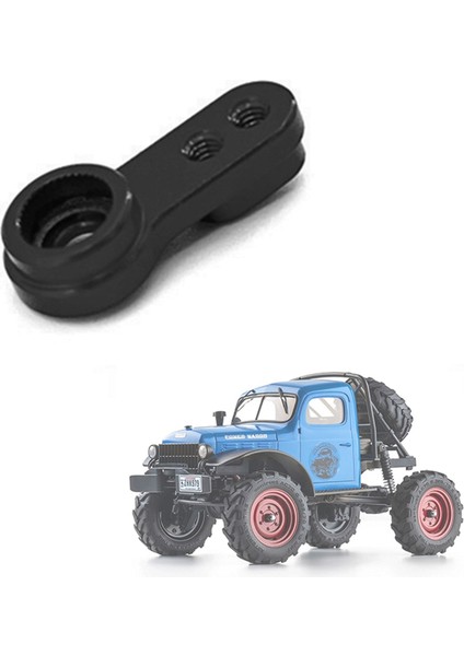 Metal Servo Kol Servo Korna Fms FCX24 1/24 Rc Paletli Araba Yükseltme Parçaları Yedek Aksesuarlar, Siyah (Yurt Dışından) modelleri