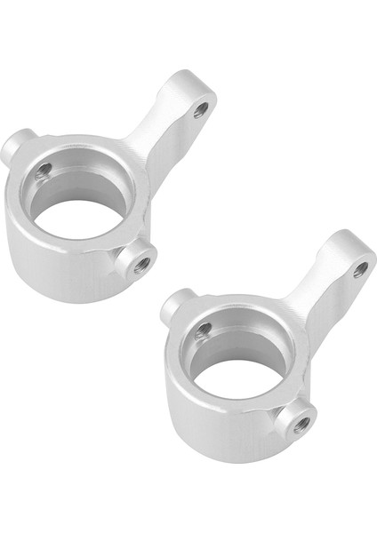2 Adet Metal Ön Direksiyon Mafsalı Direksiyon Bloğu Eksenel Jr. AX90052 AXI90069 1/18 Rc Araba Yükseltme Parçaları, Gümüş (Yurt Dışından)