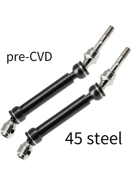 4 Adet Çelik Ön/arka Cvd Tahrik Mili Rc Araba Için 1/10 Mini E-Zirvesi Slash 4WD,R126 (Yurt Dışından)