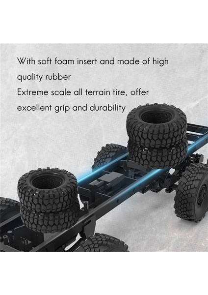 4 Adet 48MM 1.0 Yumuşak Lastikler Lastik 1/24 Rc Paletli Araba Eksenel SCX24 90081 AXI00002 Yükseltme Parçaları (Yurt Dışından) modelleri