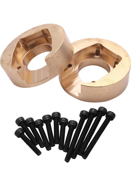 Adet 110G Pirinç Karşı Ağırlık Denge Ağırlığı Cr3.4 Khamba Cr1.8 Yucatan Rc Paletli Araba Yükseltme Parçaları (Yurt Dışından)