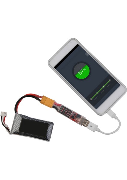 2s-6s Lipo Lityum Pil XT60 USB Şarj Dönüştürücüsü, Telefonu Korumak Için Gerilim Ekran Adaptör Kartı ile (Yurt Dışından) modelleri