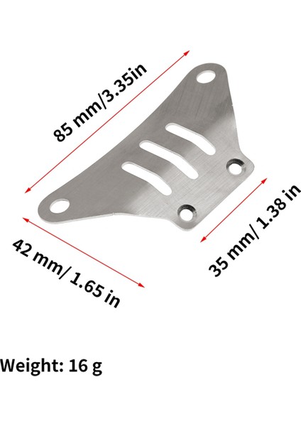 1/10 TT02 Düz Spor Araba Şasi Koruma Metal Zırh Şasi Zırhı 3 Parça Set Için (Yurt Dışından) modelleri