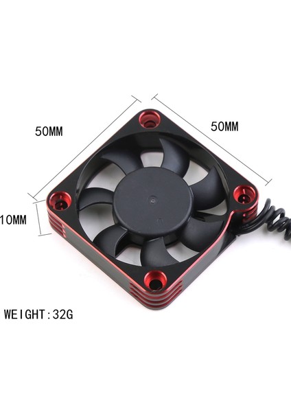 50MM 10000RPM Metal Motor Soğutma Fanı Motoru Soğutucu Esc Soğutma Fanı Jst Fiş 1/5 1/6 1/8 Rc Araba Motoru, Siyah + Sarı (Yurt Dışından) fiyatları