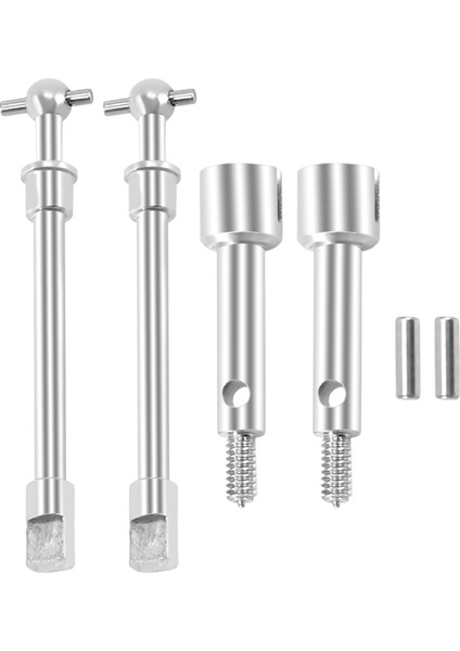 Metal Çelik Ön Aks Tahrik Mili Cvd Eksenel SCX24 90081 1/24 Rc Paletli Araba Yükseltme Parçaları Aksesuarları (Yurt Dışından)