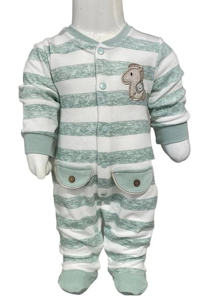 Aziz Bebe Bebek Tulum 6844 Yeşil