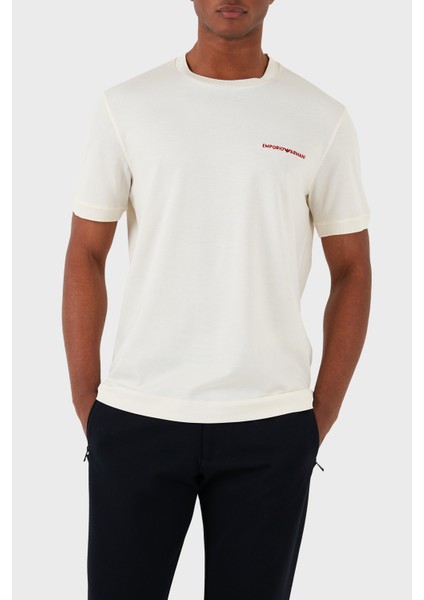 Pamuklu Regular Fit Bisiklet Yaka T-Shirt 3D1Tn3 1Jocz 0165