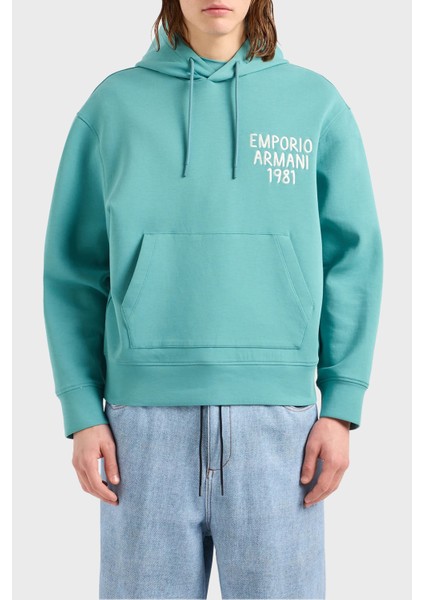 Pamuklu Regular Fit Kapüşonlu Sweat Erkek Sweat 3D1M72 1jhsz 0770