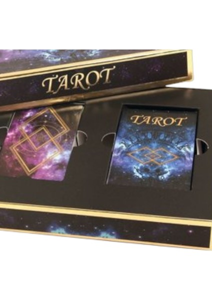 78 Kartlı ve 3 Farklı Dilde Kitapçıklı Lüks Tarot Kart Seti