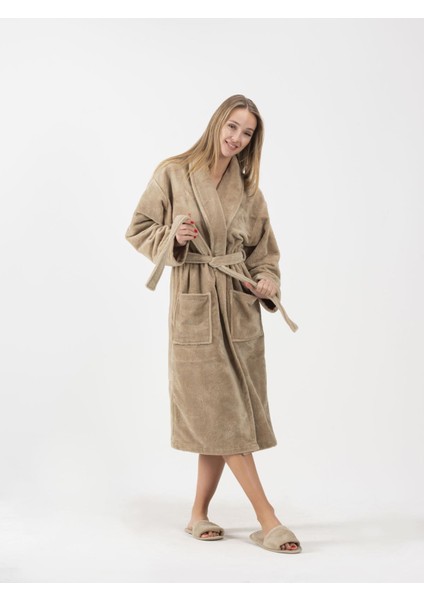 DreamSoft Şalyaka Bornoz – Kadife, Unisex