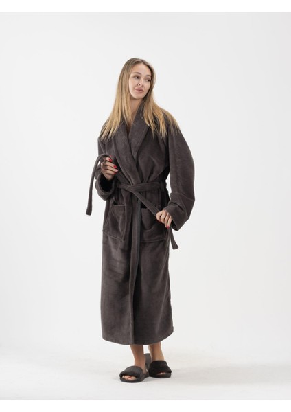 DreamSoft Şalyaka Bornoz – Kadife, Unisex