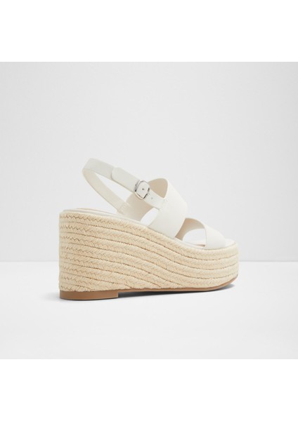 Keonı Sandalet Dolgu Sandalet;yüksek Topuklu Sandalet - Ekru fiyatları