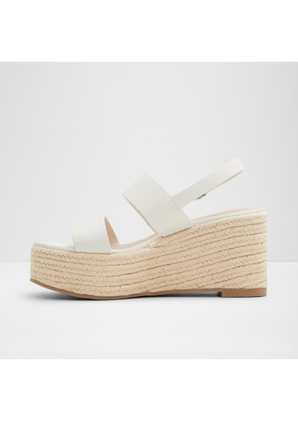 Keonı Sandalet Dolgu Sandalet;yüksek Topuklu Sandalet - Ekru modelleri
