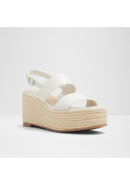 Keonı Sandalet Dolgu Sandalet;yüksek Topuklu Sandalet - Ekru fırsatları