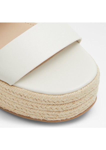 Keonı Sandalet Dolgu Sandalet;yüksek Topuklu Sandalet - Ekru indirimleri