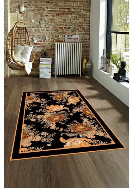 Dijital Baskılı Kaymaz Yıkanabilir Modern Desen Yolluk Mutfak Salon Halısı, N-Modern-16-Kahve, fırsatları