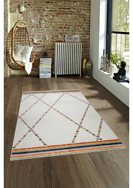 Dijital Baskılı Kaymaz Yıkanabilir Modern Desen Yolluk Mutfak Salon Halısı, N-Modern-76-Renkli, fırsatları