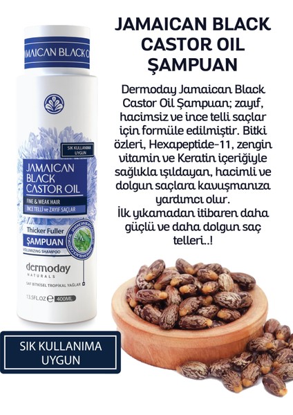 Jamaican Black Castor Oil Şampuan 400 ml modelleri