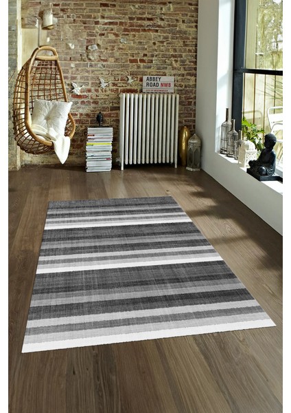 Dijital Baskılı Kaymaz Yıkanabilir Modern Desen Yolluk Mutfak Salon Halısı, N-Modern-25-Gri, fırsatları