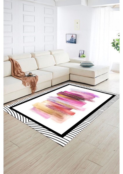 Dijital Baskılı Kaymaz Yıkanabilir Modern Desen Yolluk Mutfak Salon Halısı, N-Modern-22-Renkli, fiyatları