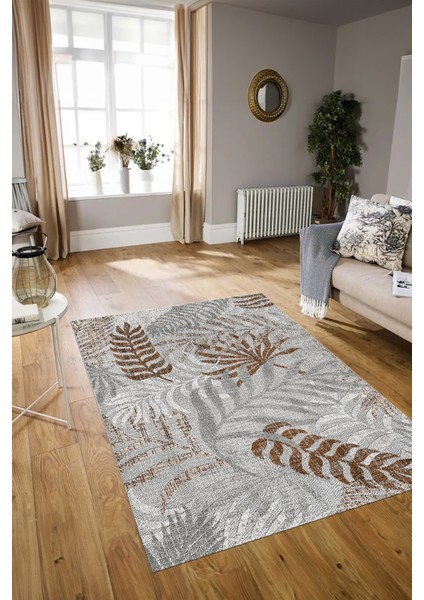 Dijital Baskılı Kaymaz Yıkanabilir Modern Desen Yolluk Mutfak Salon Halısı, N-Modern-95-Kahve, modelleri