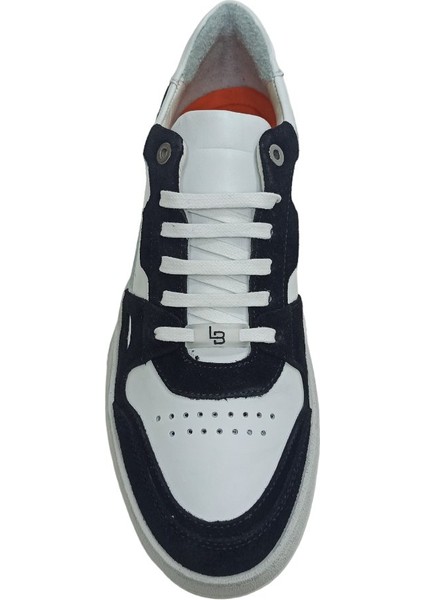 Lucıano Bellini Beyaz Deri Erkek Sneaker Ayakkabı
