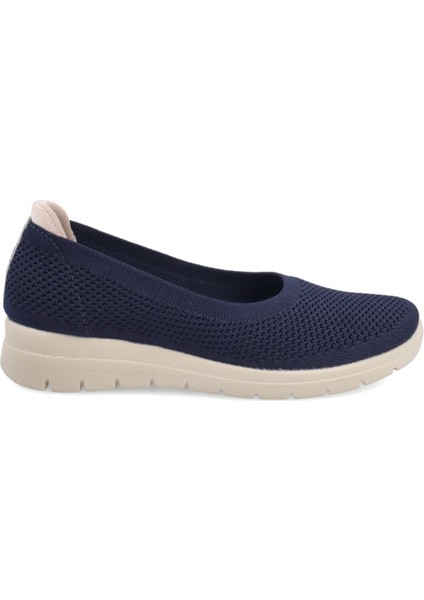 Kadın Babet 27 B39 Kq Fly Flot Cloth Woman Shoe Dark Blue