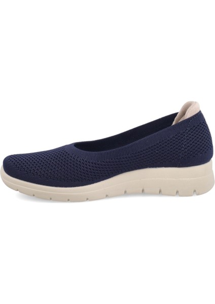 Kadın Babet 27 B39 Kq Fly Flot Cloth Woman Shoe Dark Blue