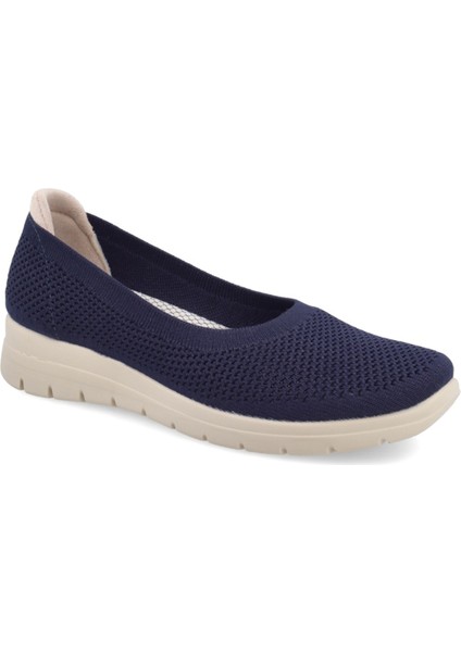 Kadın Babet 27 B39 Kq Fly Flot Cloth Woman Shoe Dark Blue