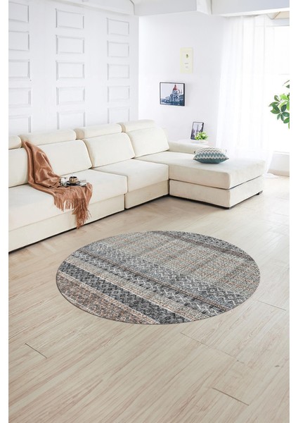 Dijital Kaymaz Taban Yıkanabilir Modern Desen Yuvarlak Mutfak Salon Halısı, N-Y-Modern-70-Renkli, fiyatları