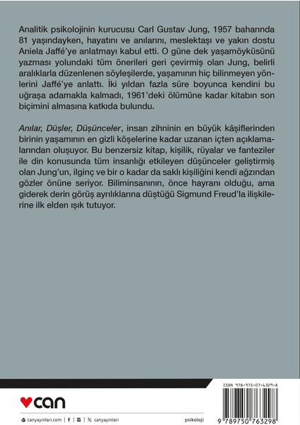 Anılar, Düşler, Düşünceler - Carl Gustav Jung