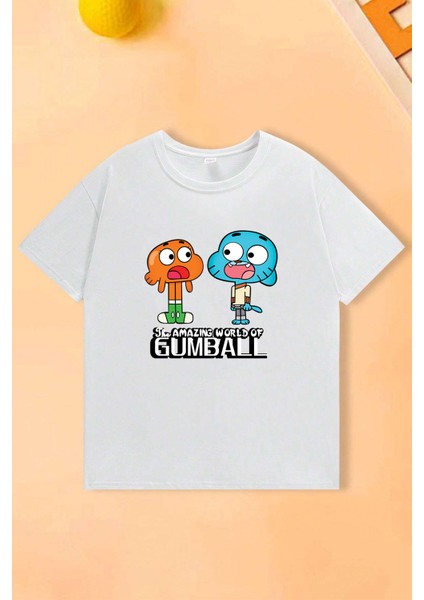 Only Trendwear  Çocuk Gumball Baskılı Pamuklu Tshirt