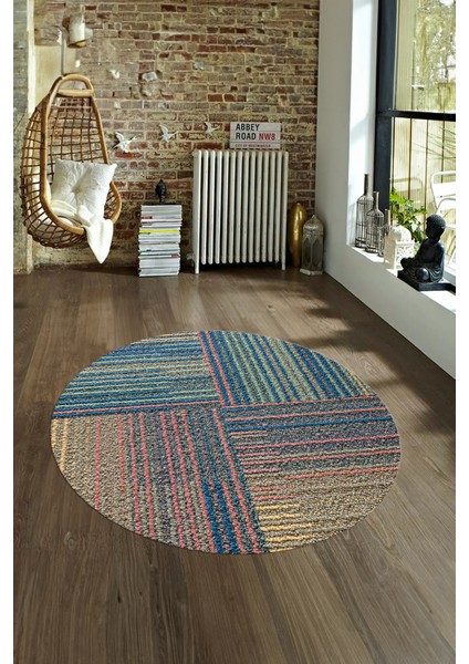 Dijital Kaymaz Taban Yıkanabilir Modern Desen Yuvarlak Mutfak Salon Halısı, N-Y-Modern-34-Renkli, fırsatları