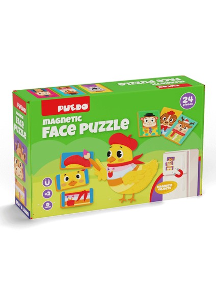 Manyetik Face Puzzle - Sevimli Suratlar