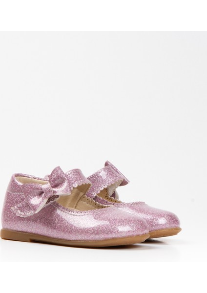 Doria Kız Bebek Soft Tabanlı Lila Simli Rugan Babet AB1001-12 fiyatları