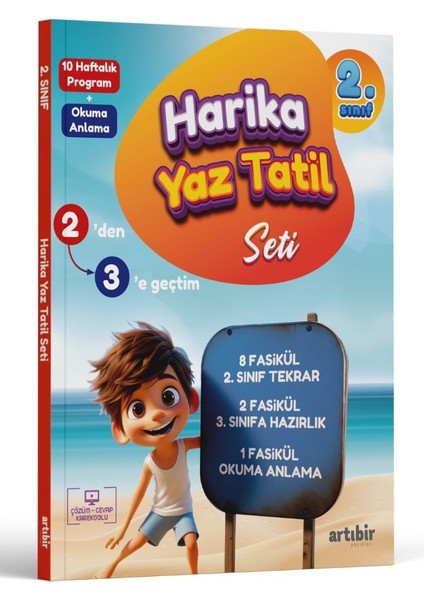 2. Sınıf 2'den 3'e Geçtim Harika Yaz Tatil Seti