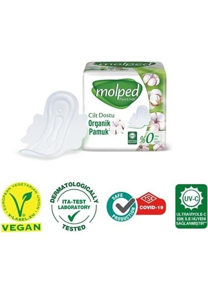 Pure&soft Hijyenik Ped Süper Ekonomik Normal 24'lü 12 Adet