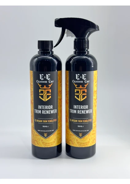 E&ecustom Car Interior Trım Renewer Iç Aksam Trim Yenileyici 700 ml