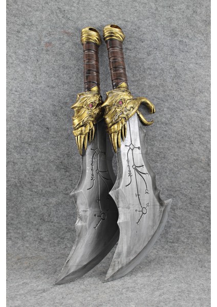 Pwul Works Kaos Kılıçları 45 cm Kratos God Of War Blades Of Chaos Figür (Oyuncak Değildir)