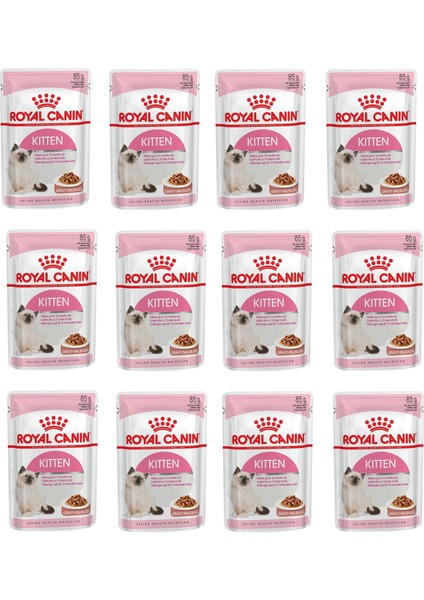 Kitten Gravy Yavru Kedi Yaş Mamaı 85 Gr. x 12 Adet